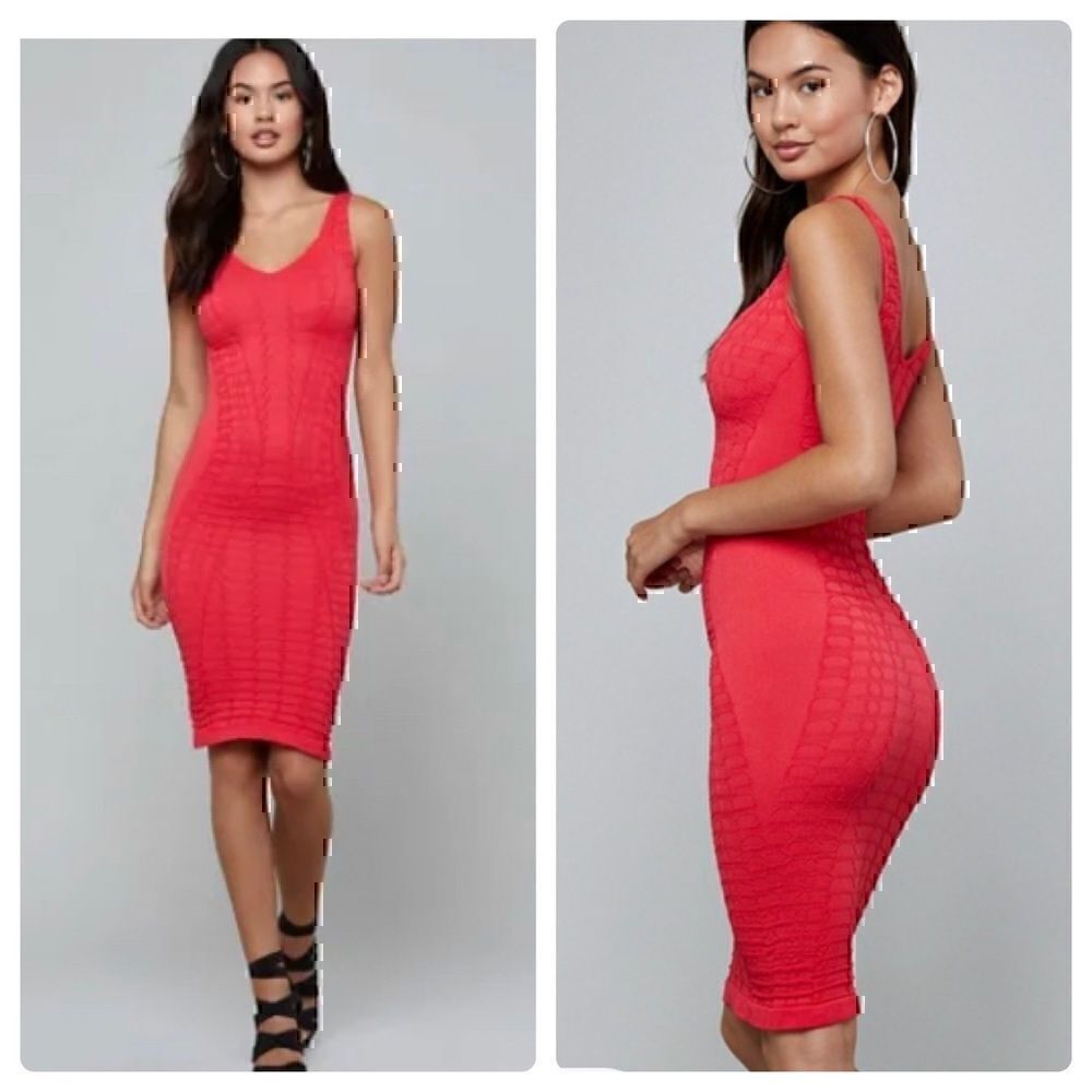 NWT Bebe Bodycon Textured Dress  